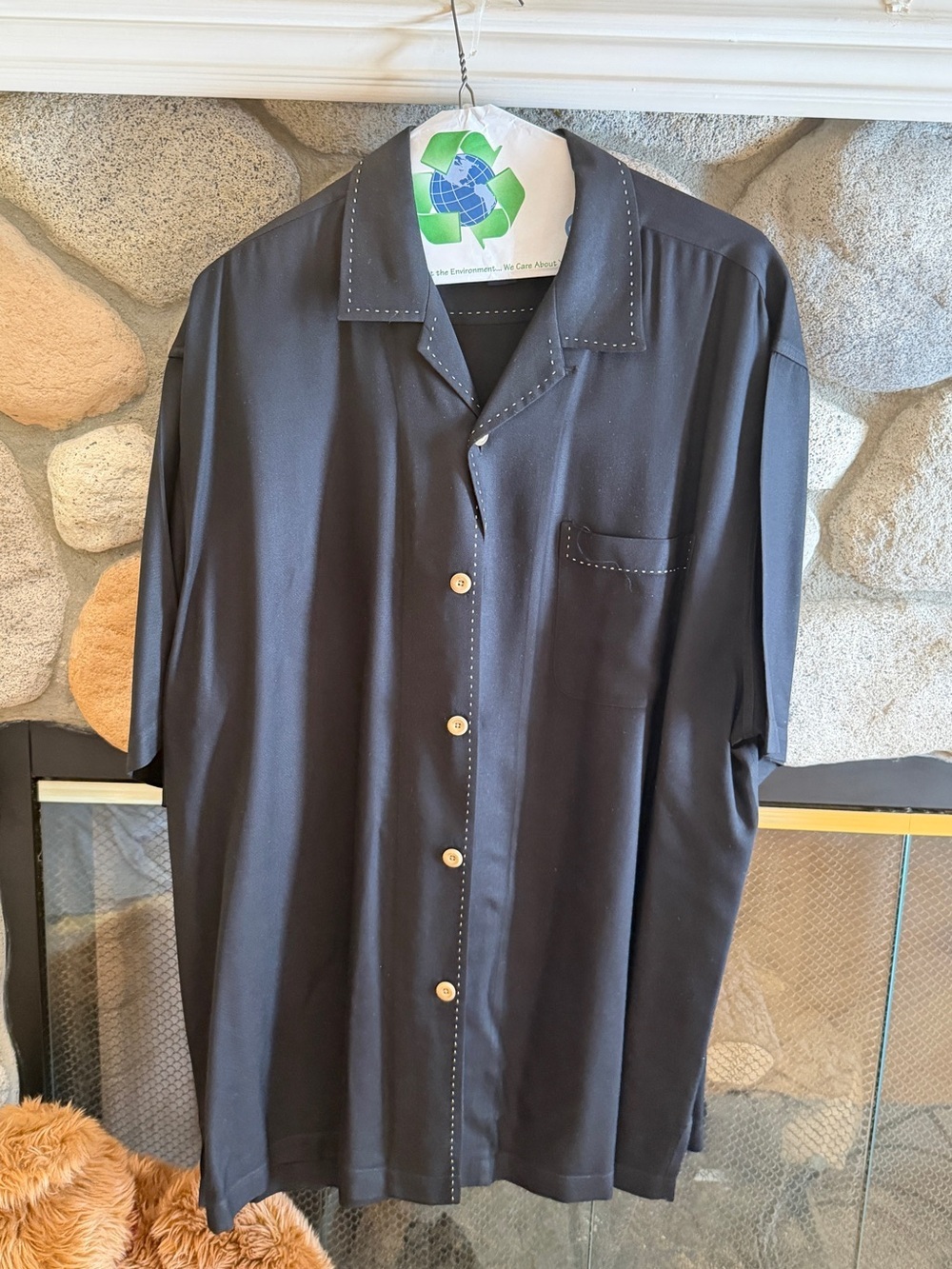 Nat Nast Luxury Originals Tail Light Club Bowling Shirt Men’s Large - Picture 2 of 4
